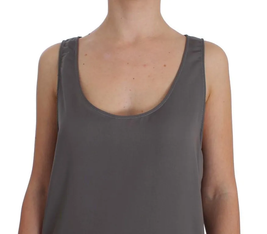 Gray Stretch Shift Lingerie Dress