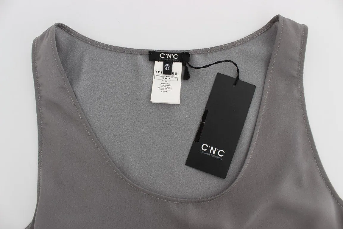 Gray Stretch Shift Lingerie Dress
