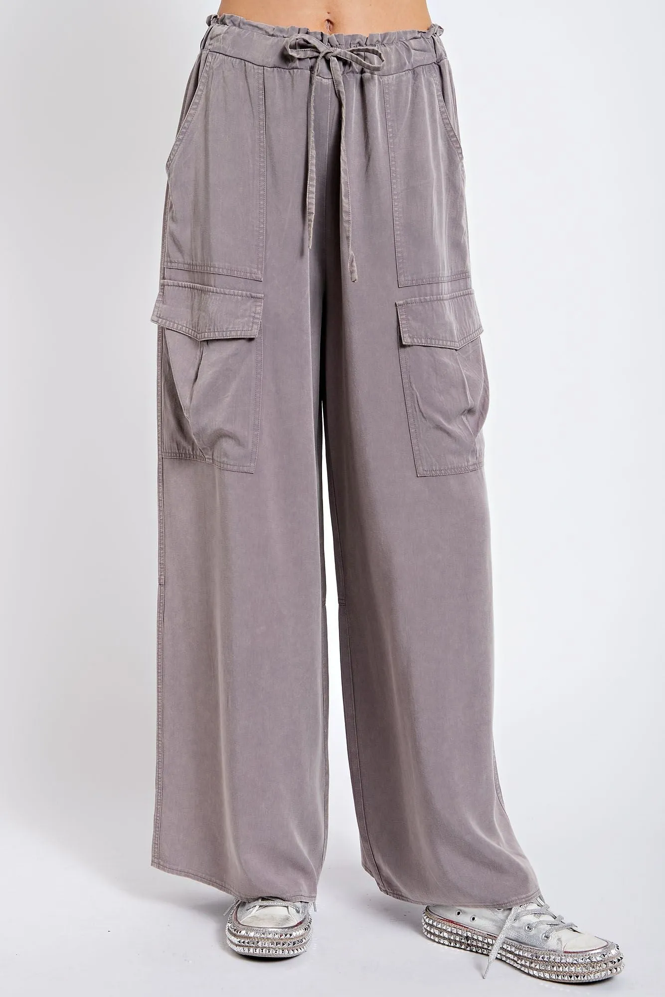 Grey Cargo Pants