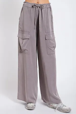 Grey Cargo Pants
