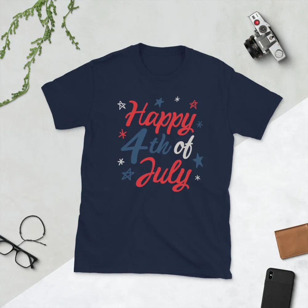 Happy 4th Of July Short-Sleeve Unisex T-Shirt
