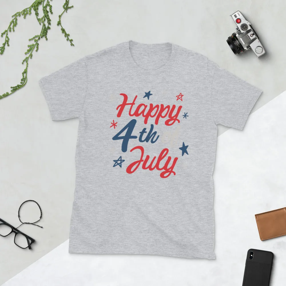Happy 4th Of July Short-Sleeve Unisex T-Shirt