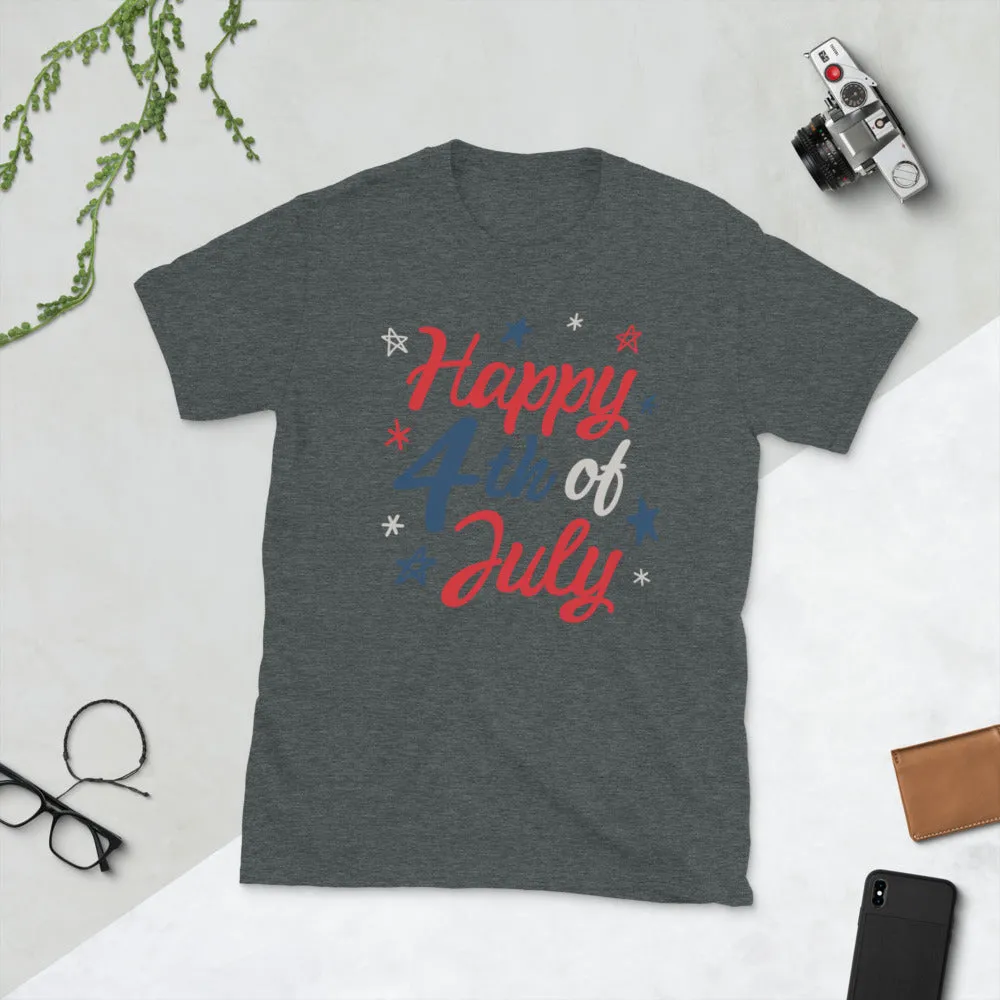 Happy 4th Of July Short-Sleeve Unisex T-Shirt