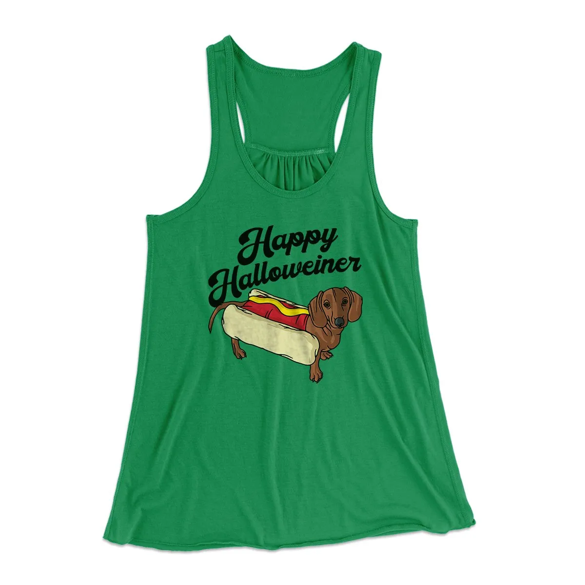 Happy Hallowiener Women's Flowey Tank Top