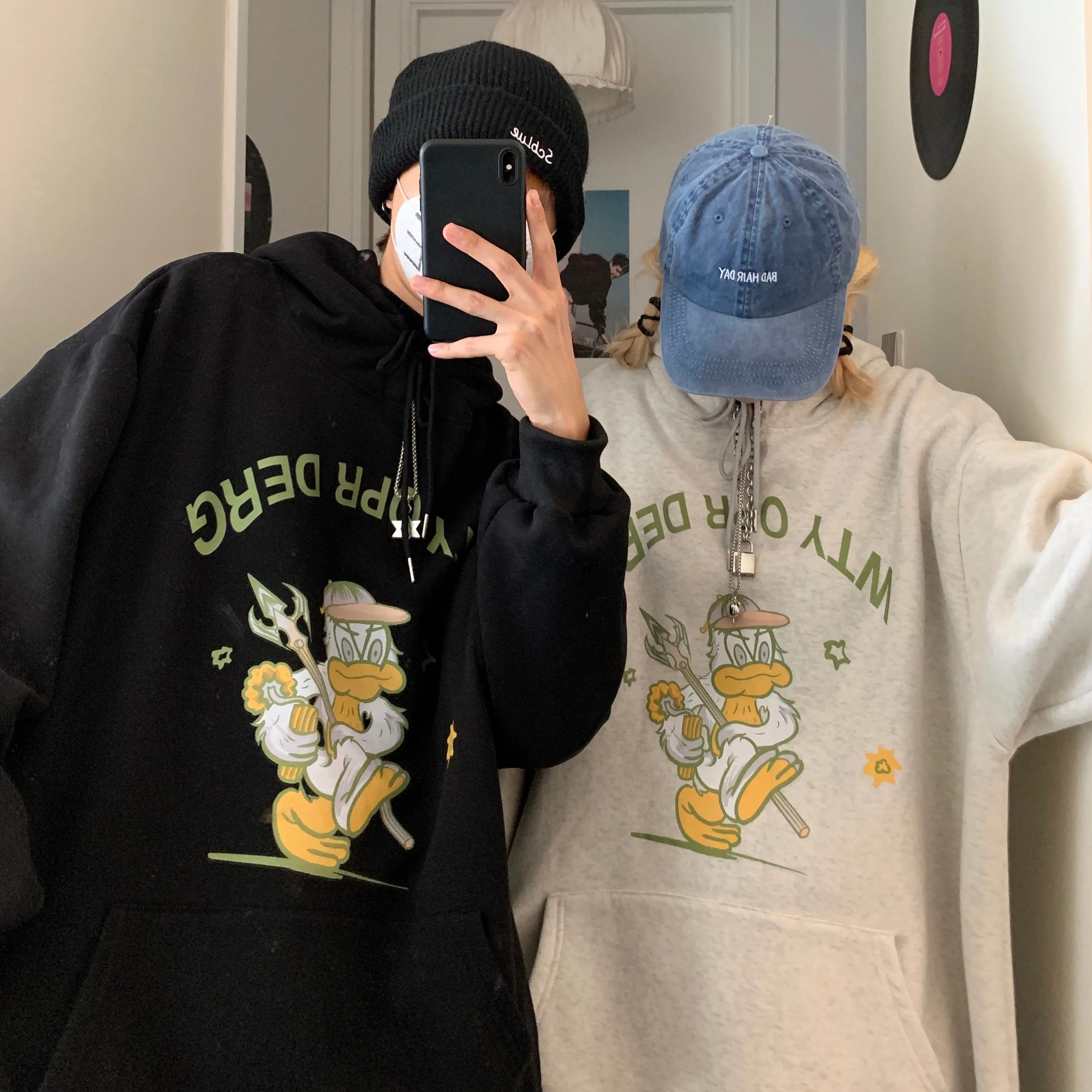 Harajuku all-match hooded top YC24494