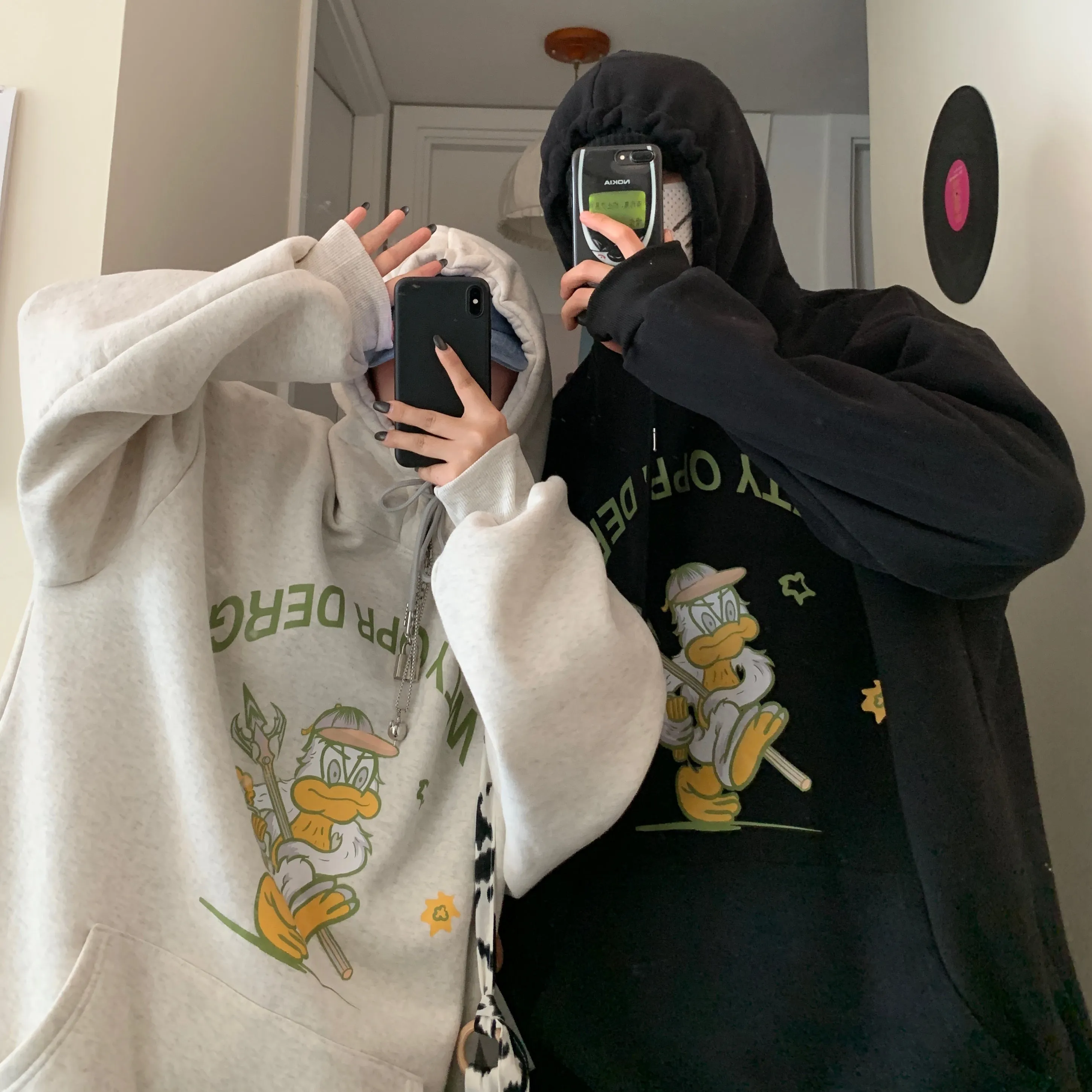 Harajuku all-match hooded top YC24494