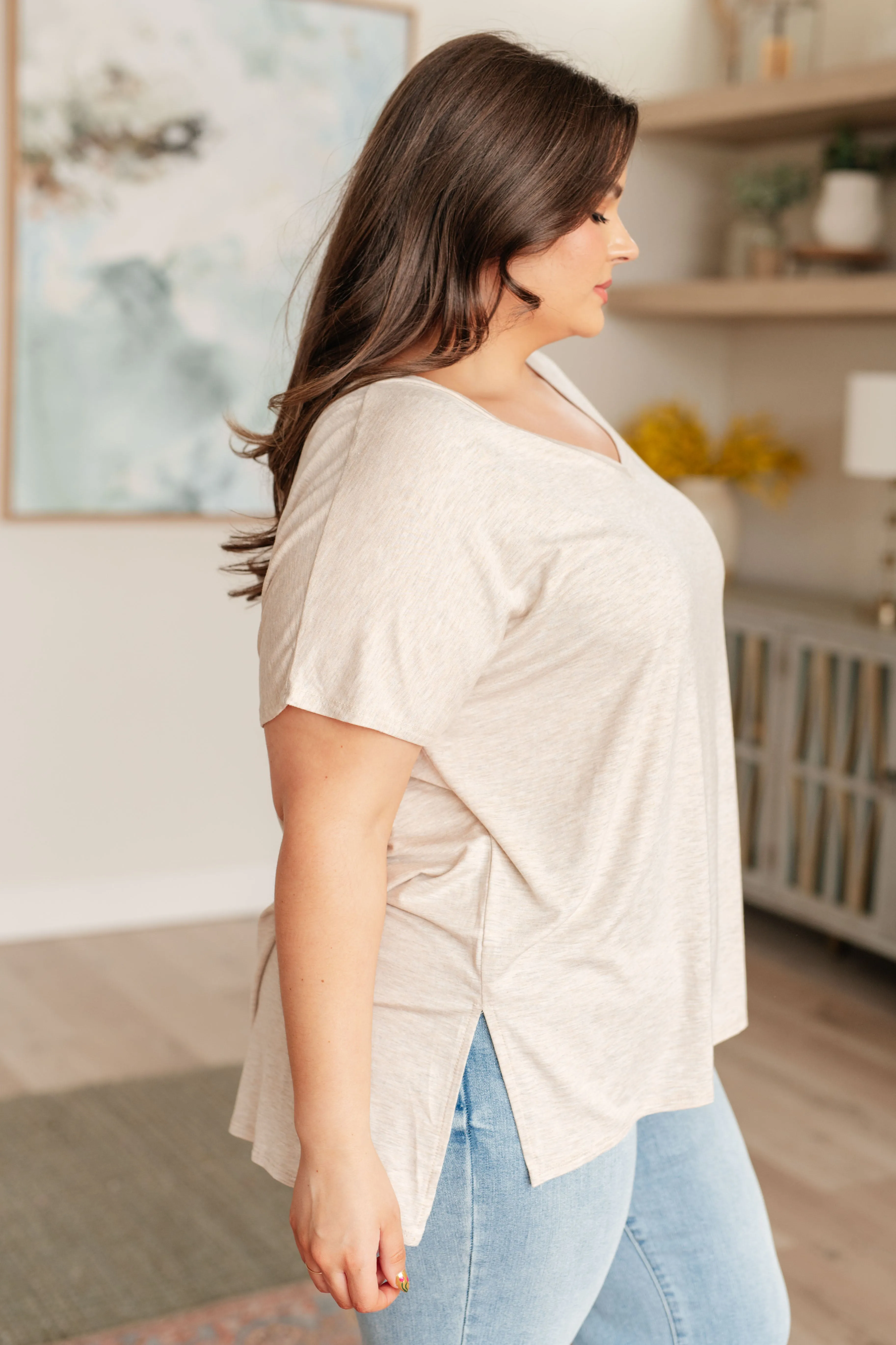 Hazel Blues® |  Clear Things Up V-Neck Top