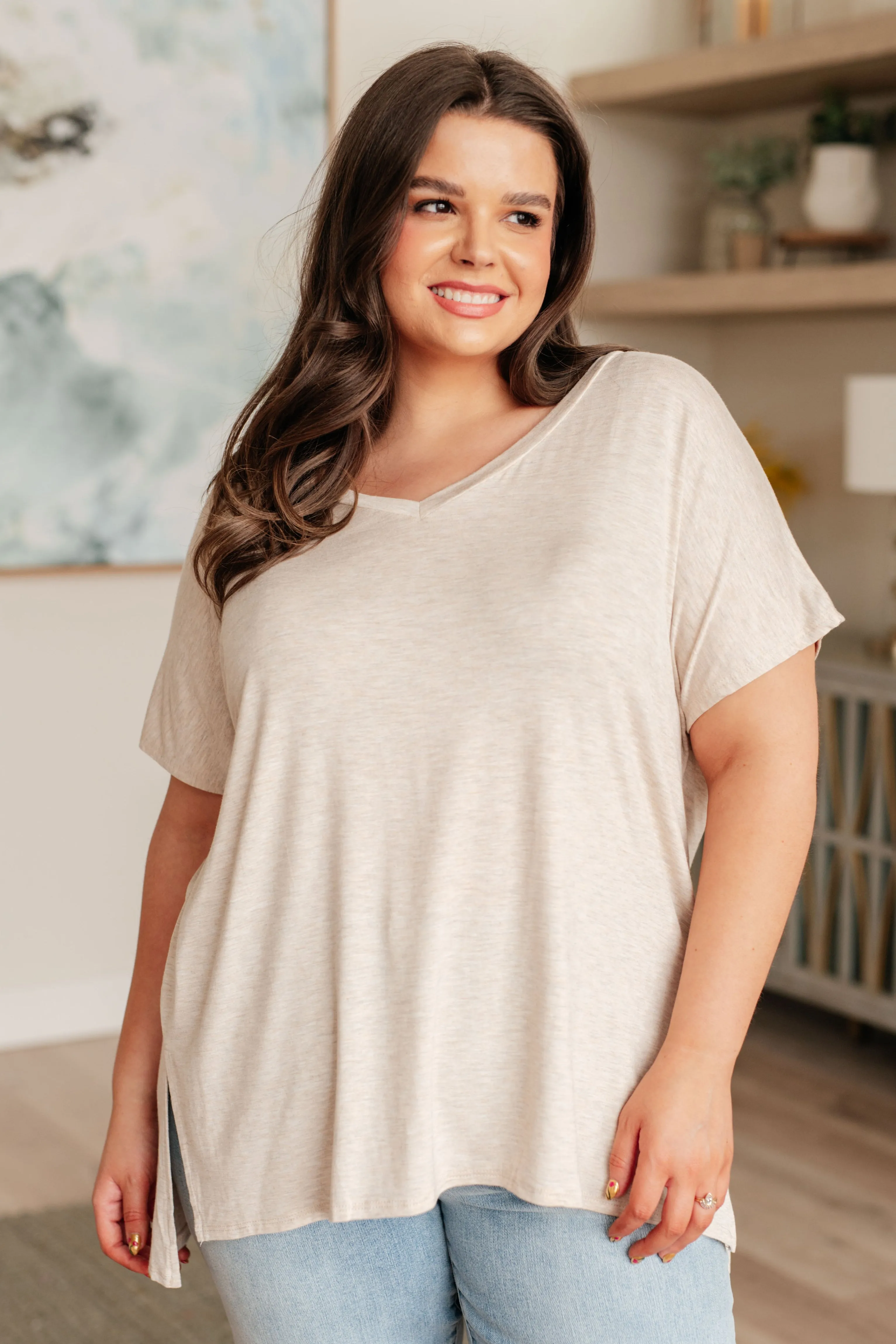 Hazel Blues® |  Clear Things Up V-Neck Top