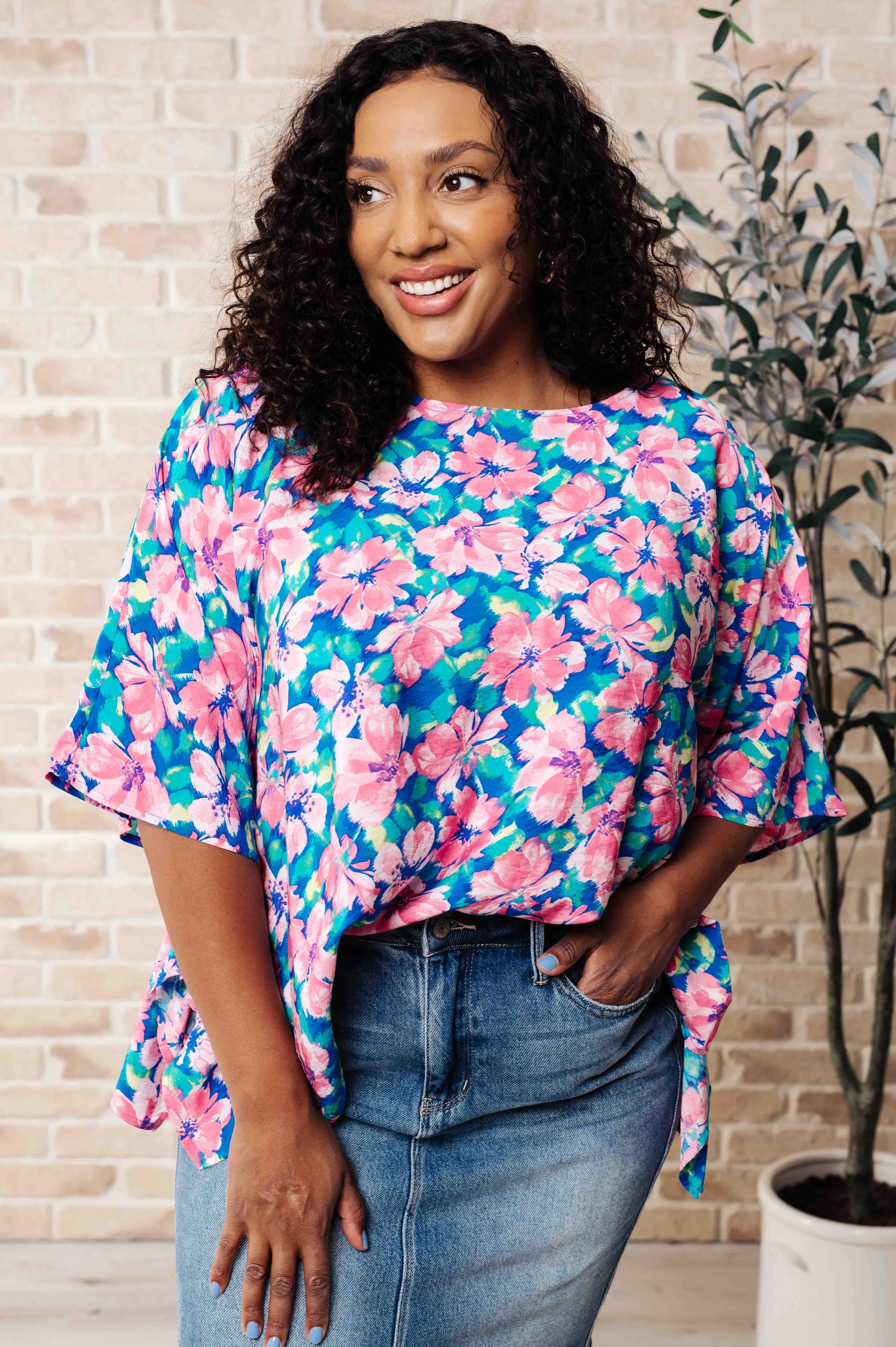 Hazel Blues® |  Getting Better All the Time Batwing Top