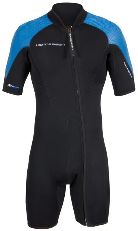Henderson 3MM Thermoprene Pro Font Zip Shorty Mens