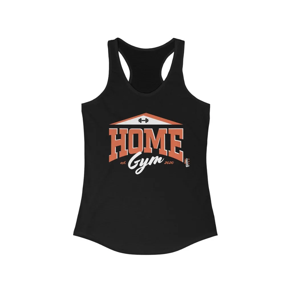 Home Gym - Womens Racerback Tank Tops