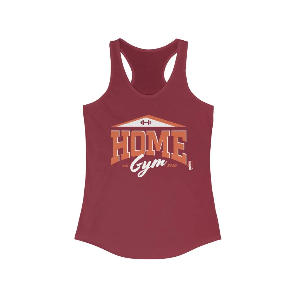 Home Gym - Womens Racerback Tank Tops