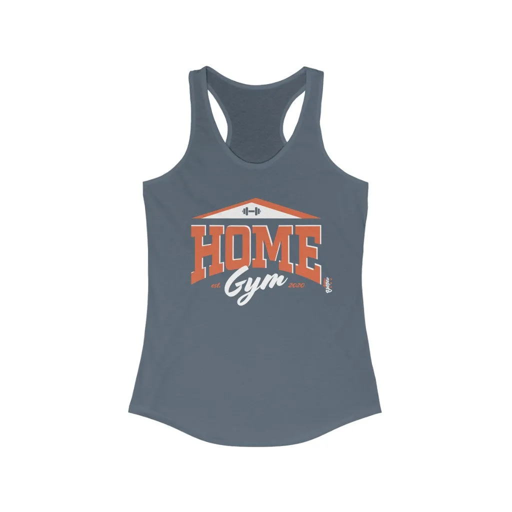 Home Gym - Womens Racerback Tank Tops