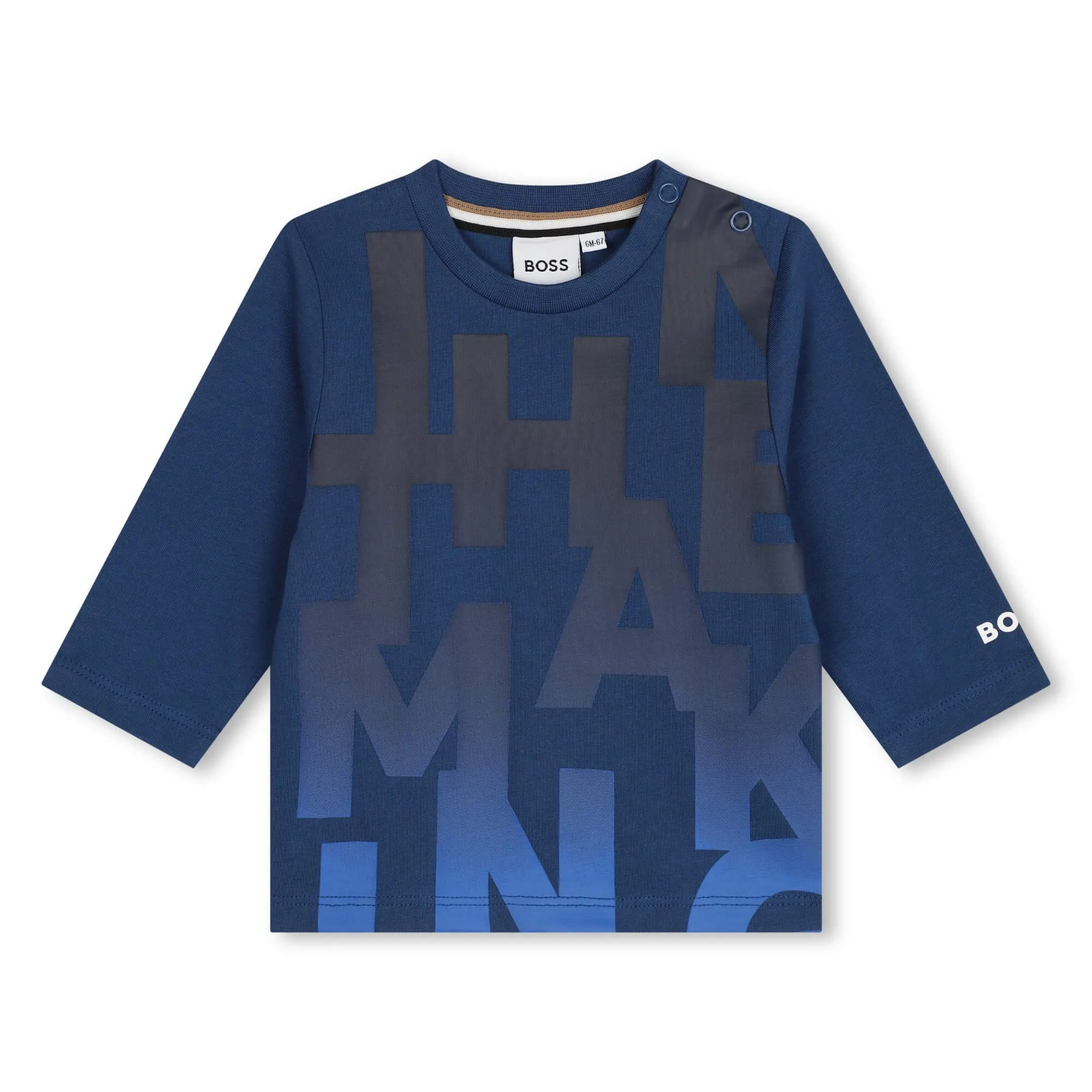 Hugo Boss Baby Boys Ombre Letter Top