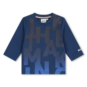 Hugo Boss Baby Boys Ombre Letter Top