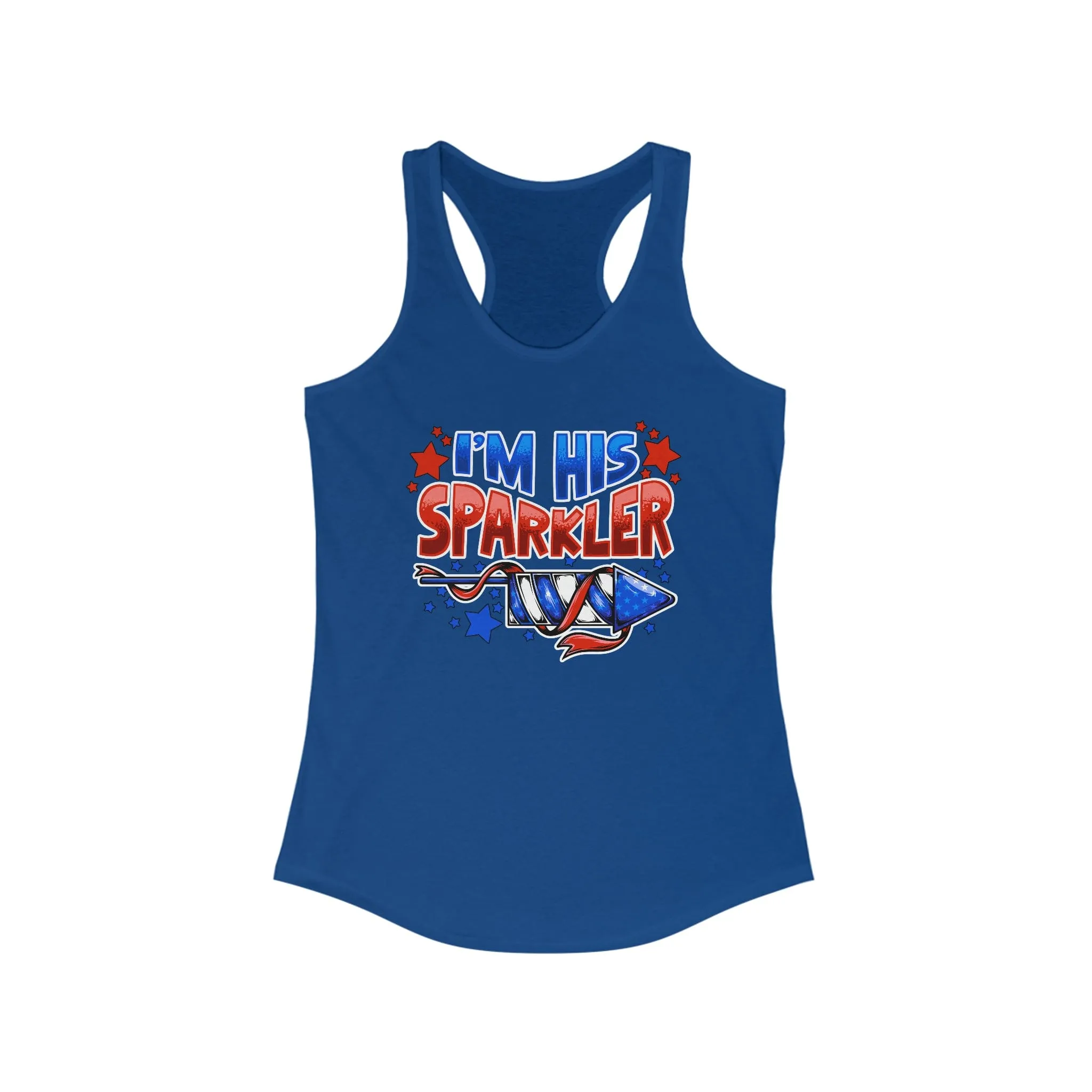 I'm His Sparkler Women's Luxury Tank