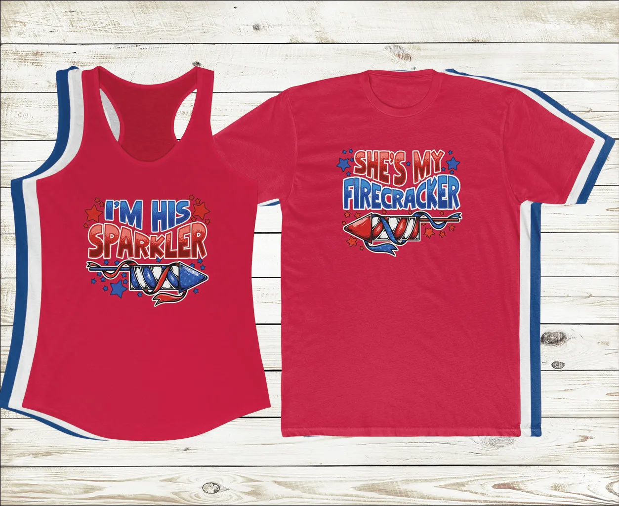 I'm His Sparkler Women's Luxury Tank