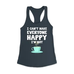 I'm Not Coffee Racerback Tank Top