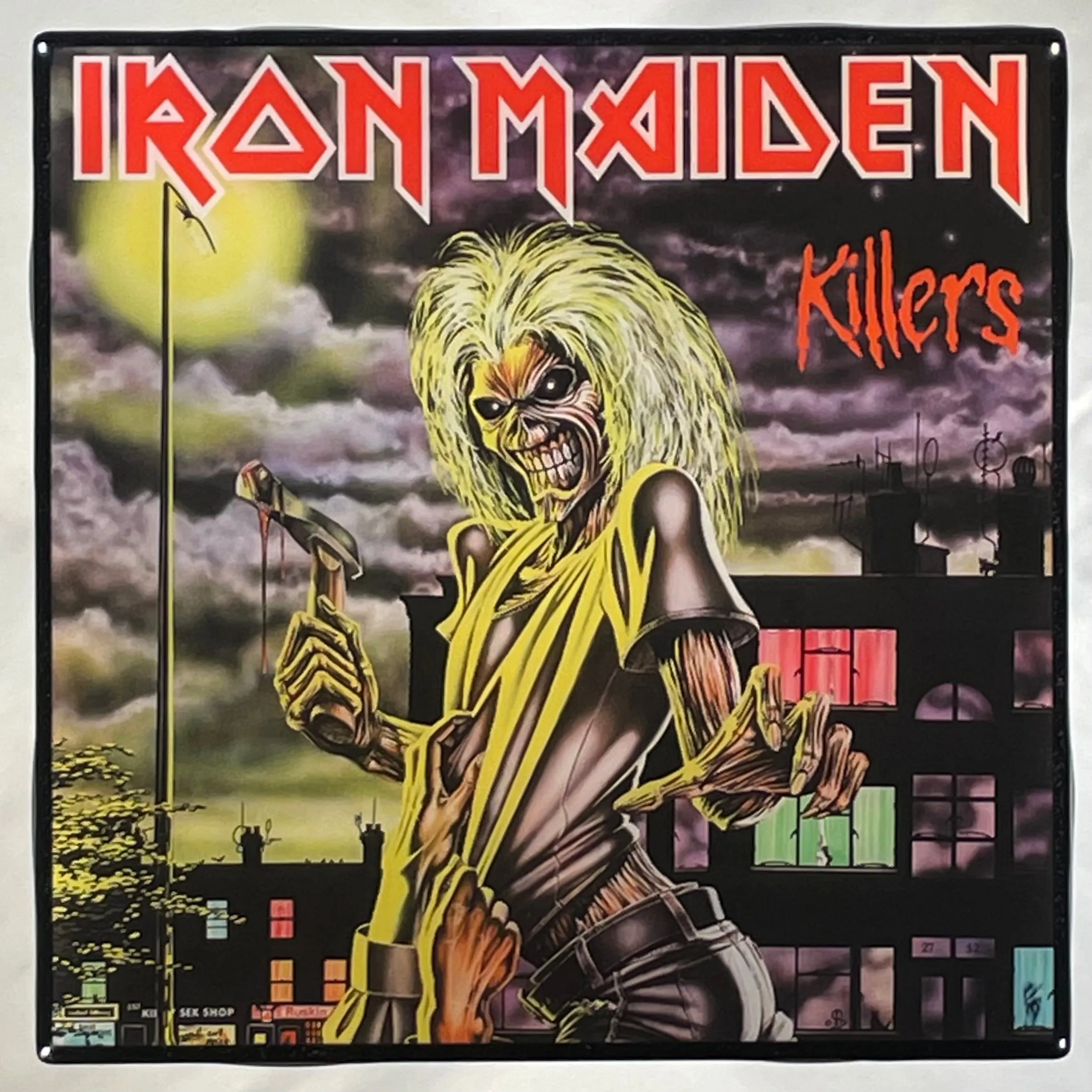 IRON MAIDEN Killers Coaster Record Cover Ceramic Tile