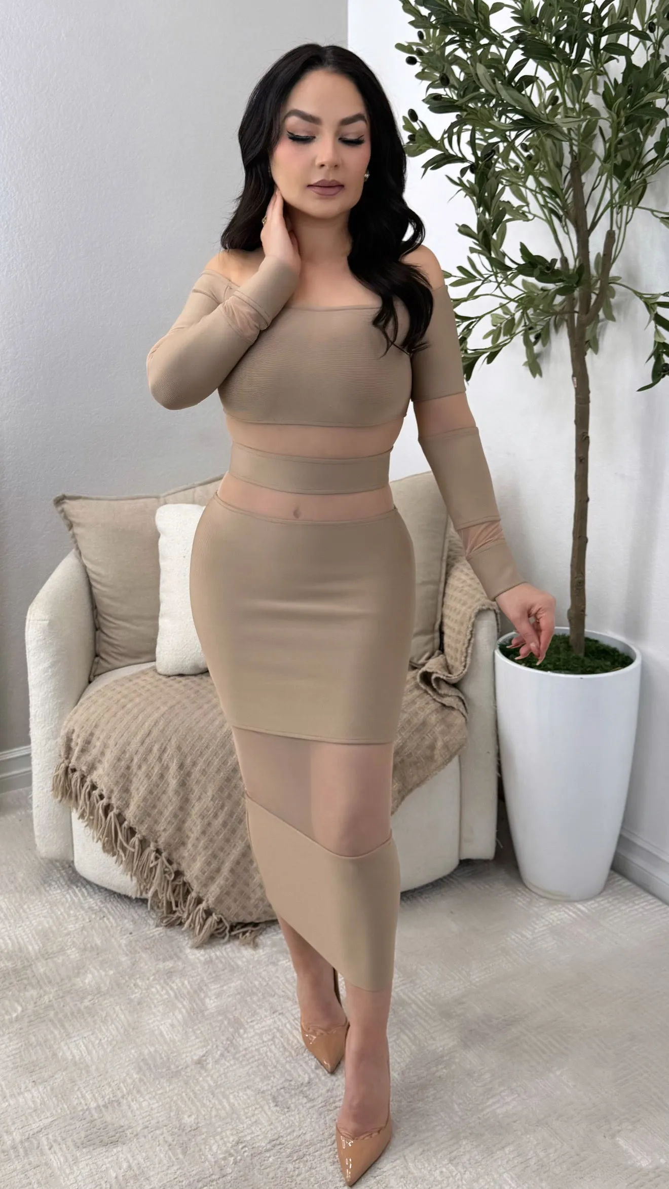 JASPER BEIGE DRESS