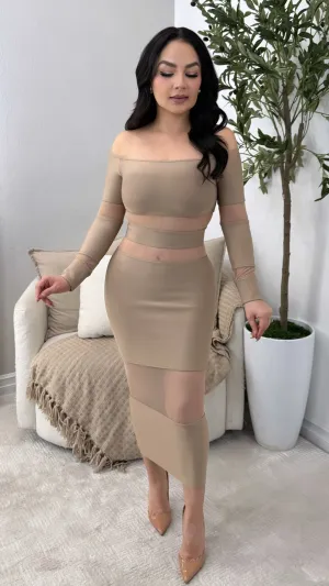 JASPER BEIGE DRESS