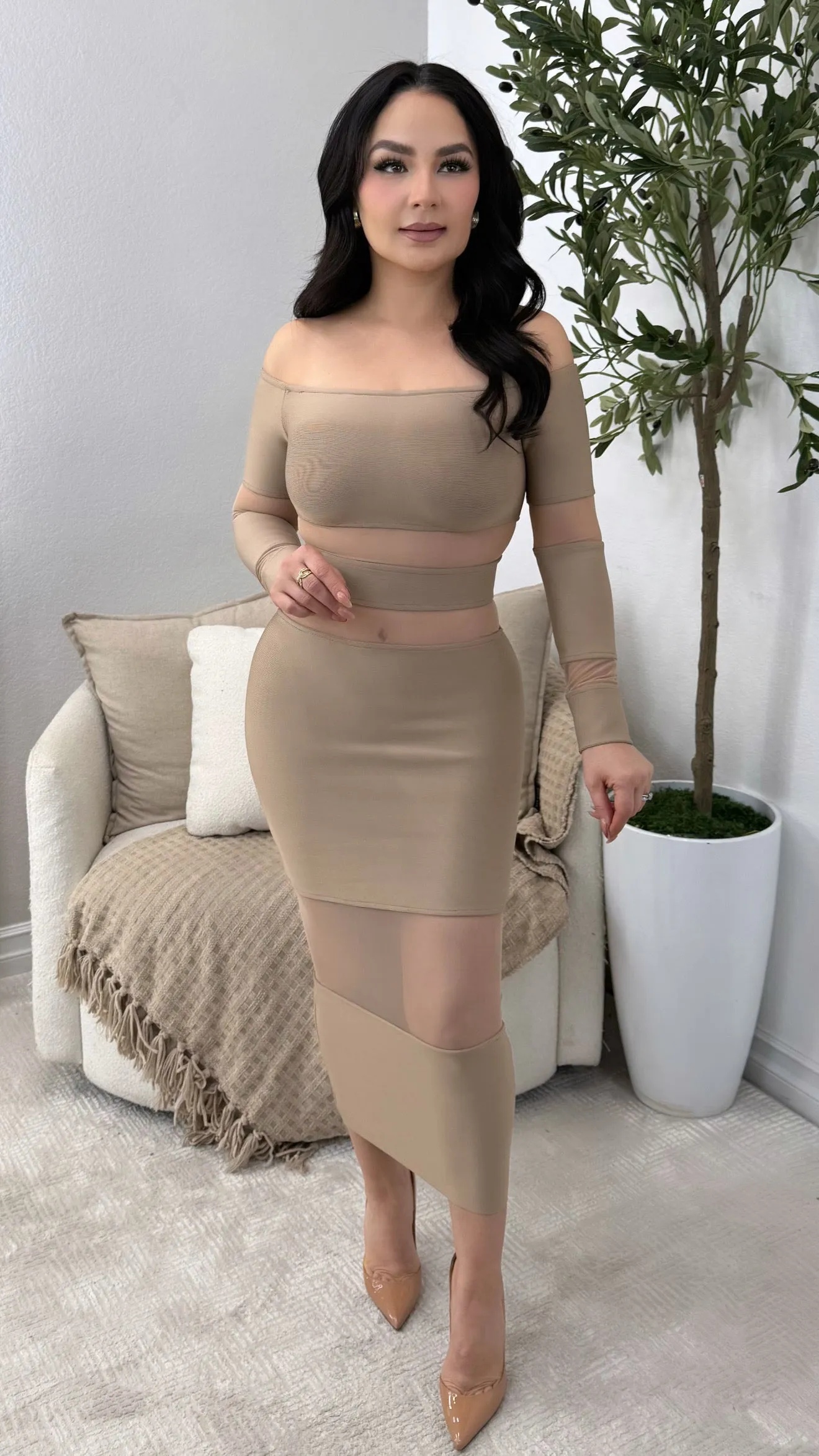 JASPER BEIGE DRESS