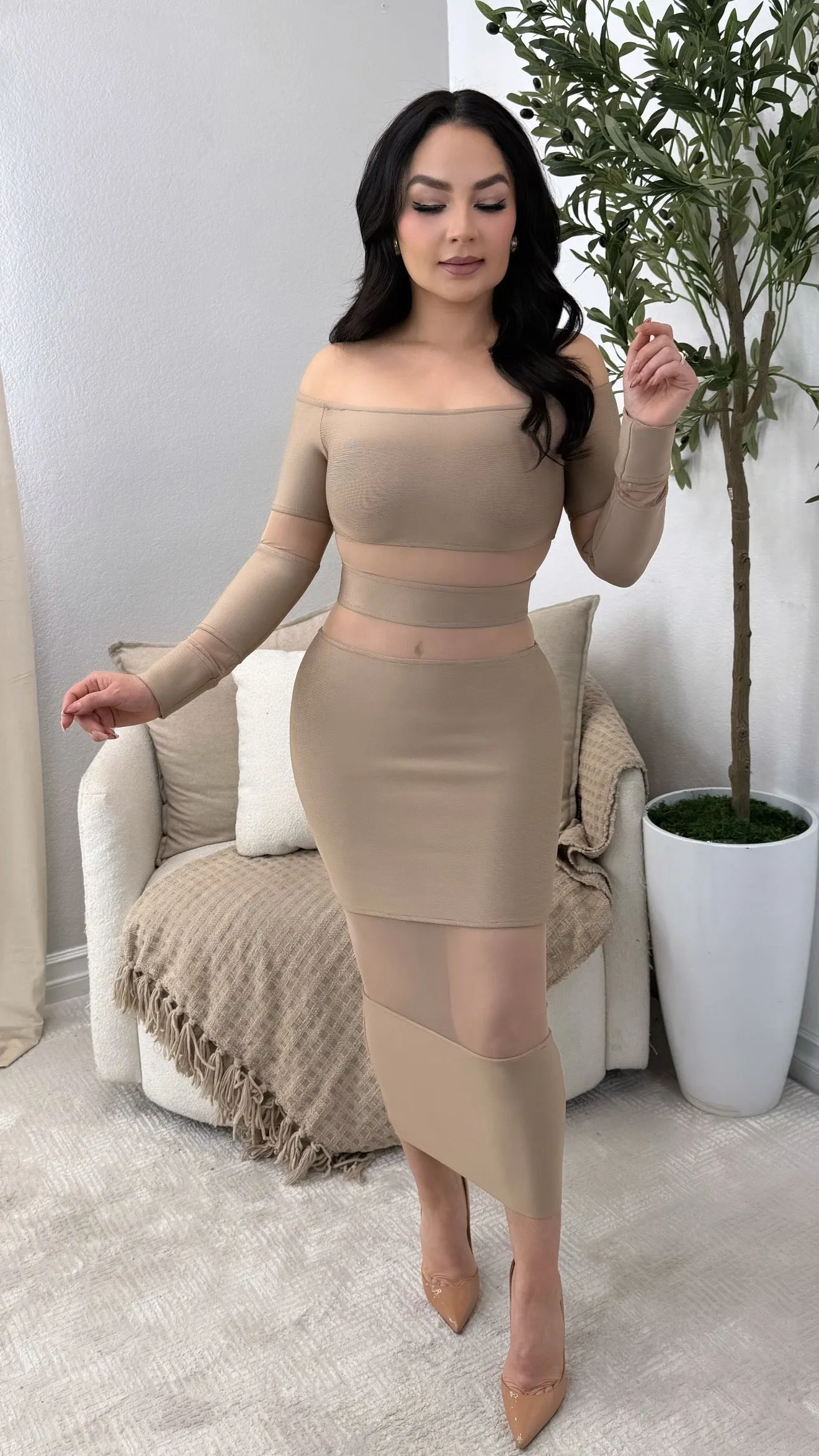 JASPER BEIGE DRESS