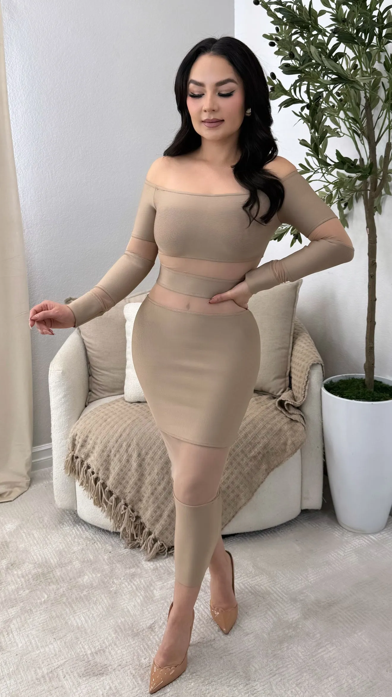 JASPER BEIGE DRESS