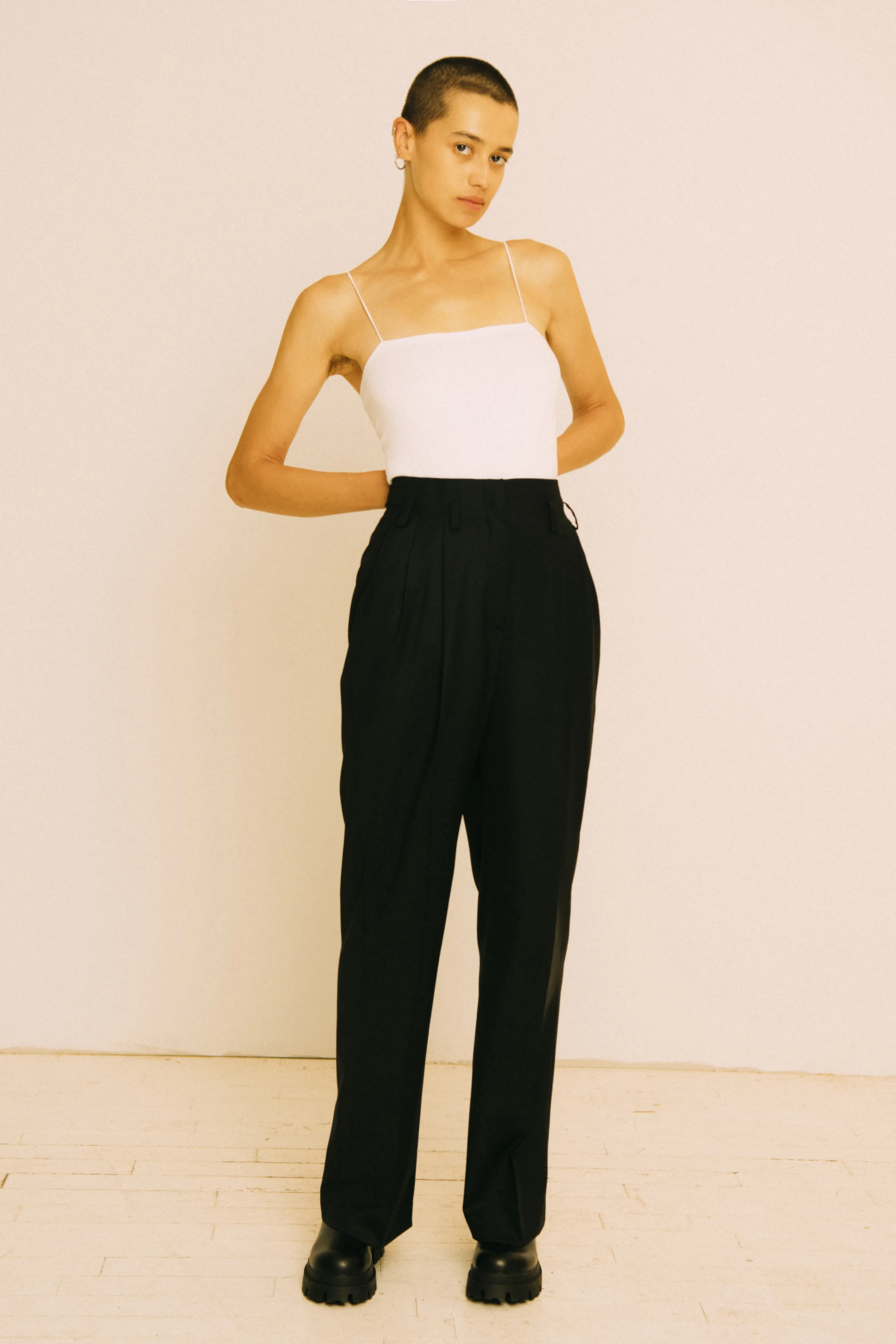 JOSIE BLACK WIDE PANTS