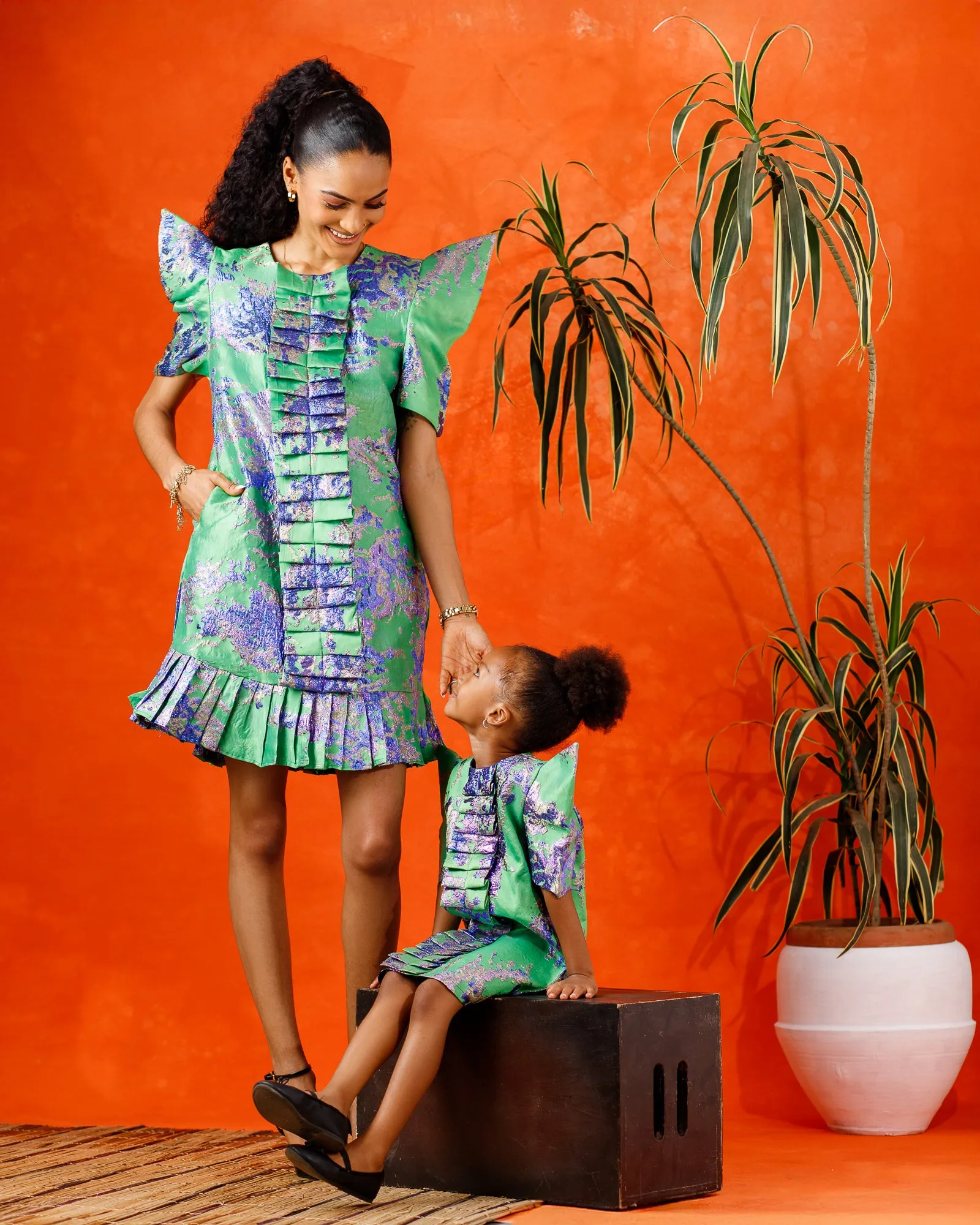 Kai Ruffled Shift Dress