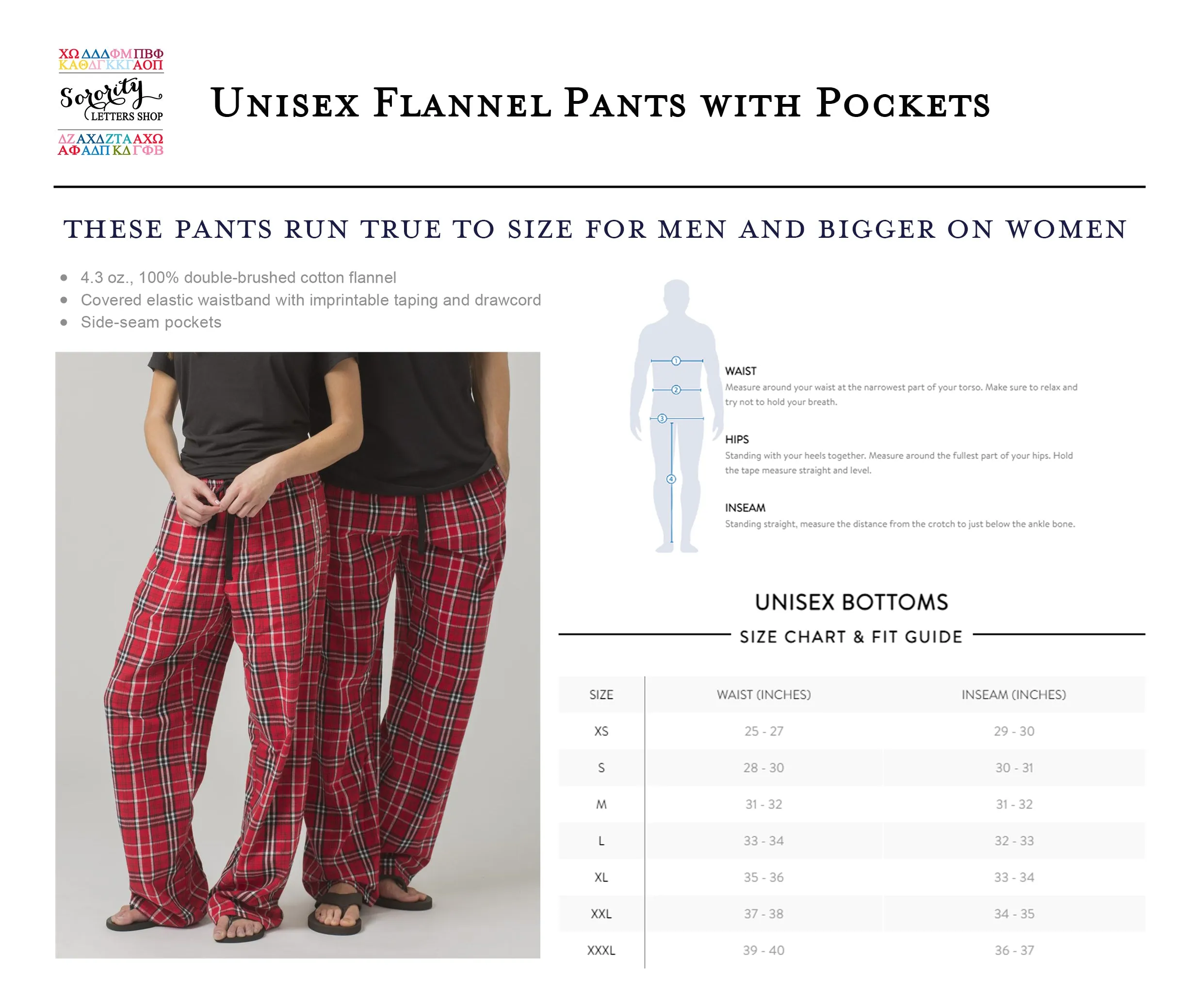 Kappa Kappa Gamma Flannel Pants