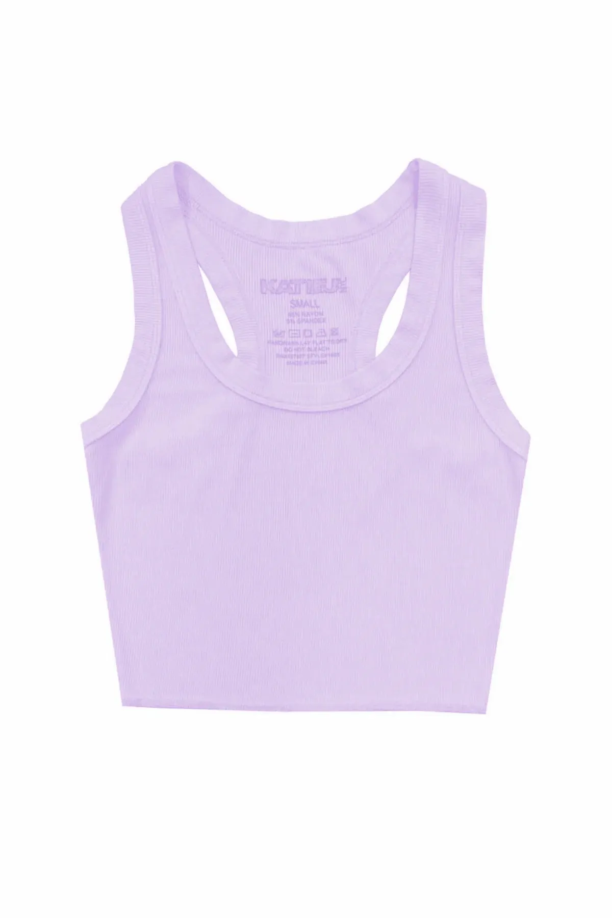 KATIEJ NYC- TWEEN LIVI RIBBED TANK LILAC