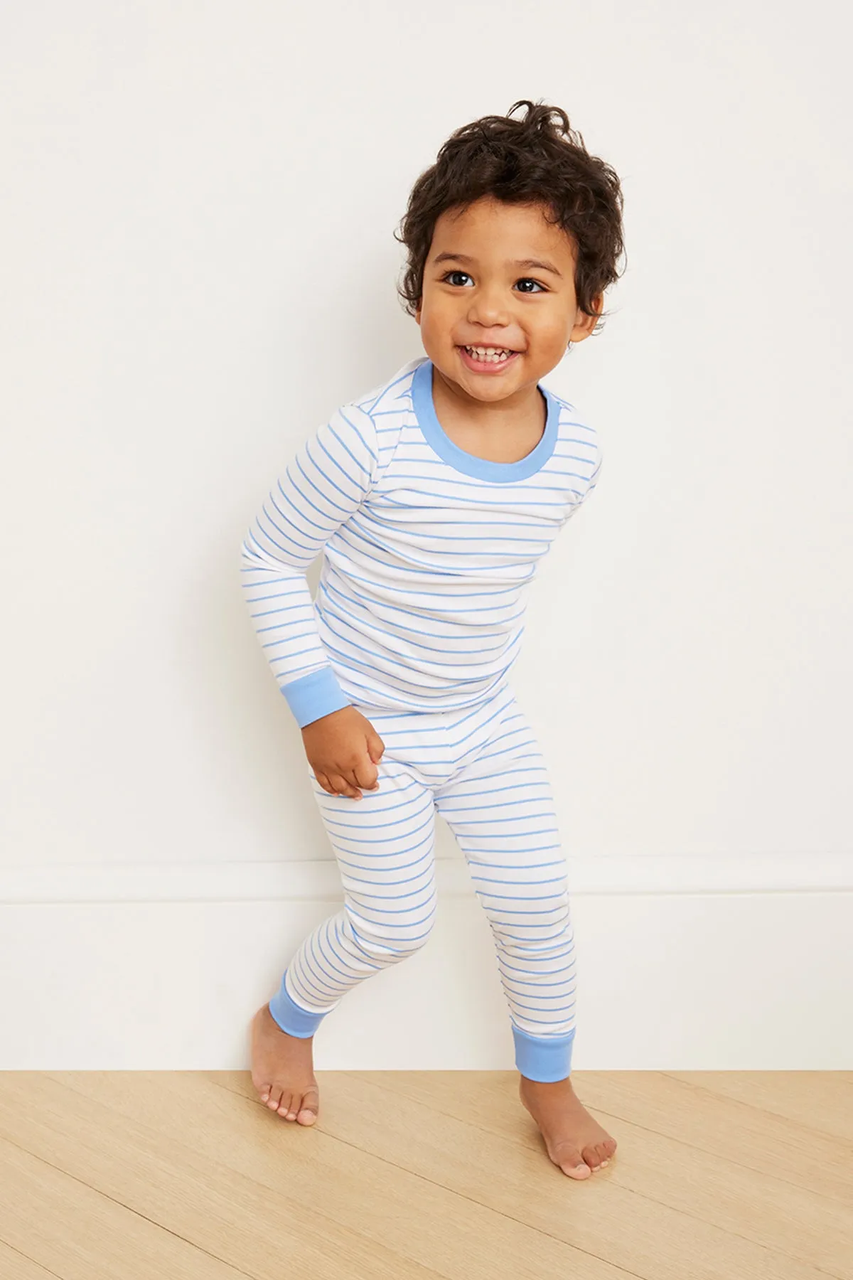 Kids Long-Long Set in Baltic Blue