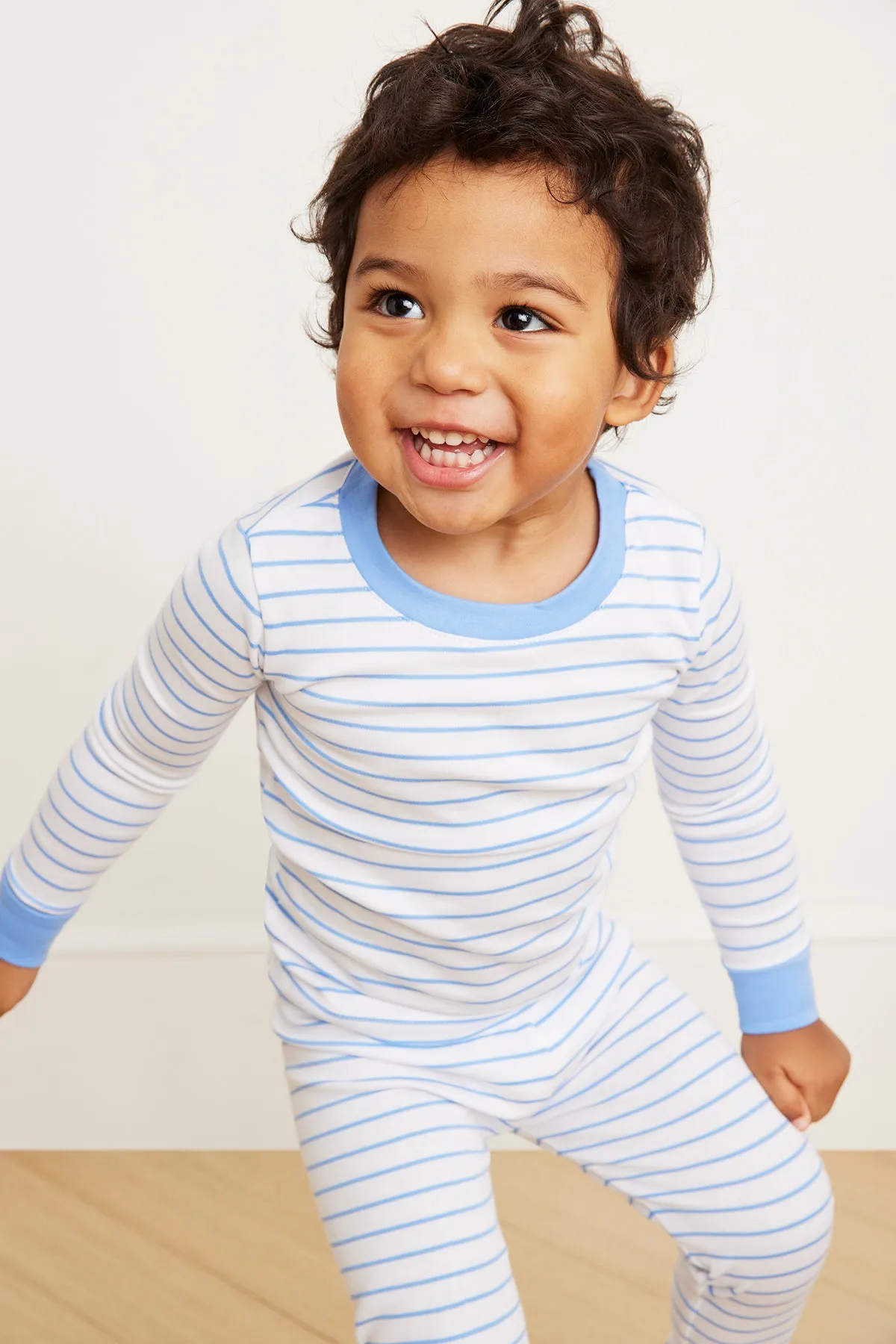 Kids Long-Long Set in Baltic Blue