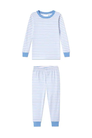 Kids Long-Long Set in Baltic Blue