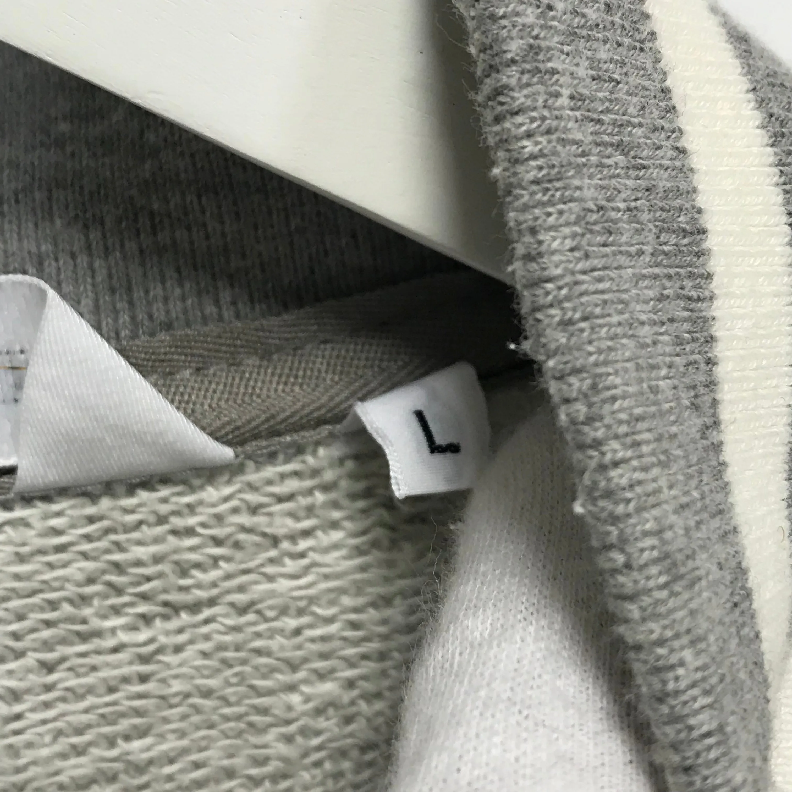 [L] A Bathing Ape Bape '93 Sweat Stadium Jacket Grey