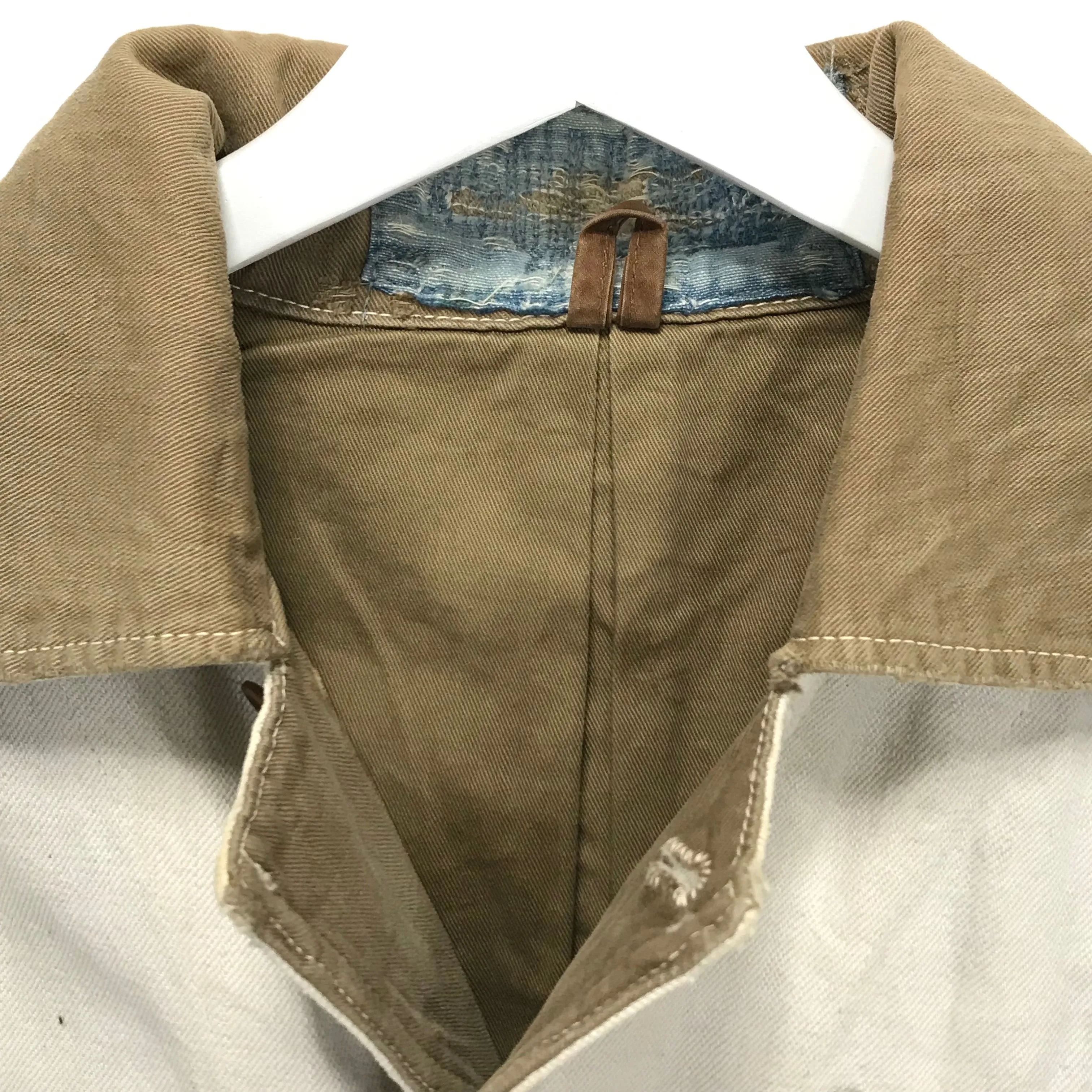 [L] Kapital Legs Boro Canvas Hunting Smock