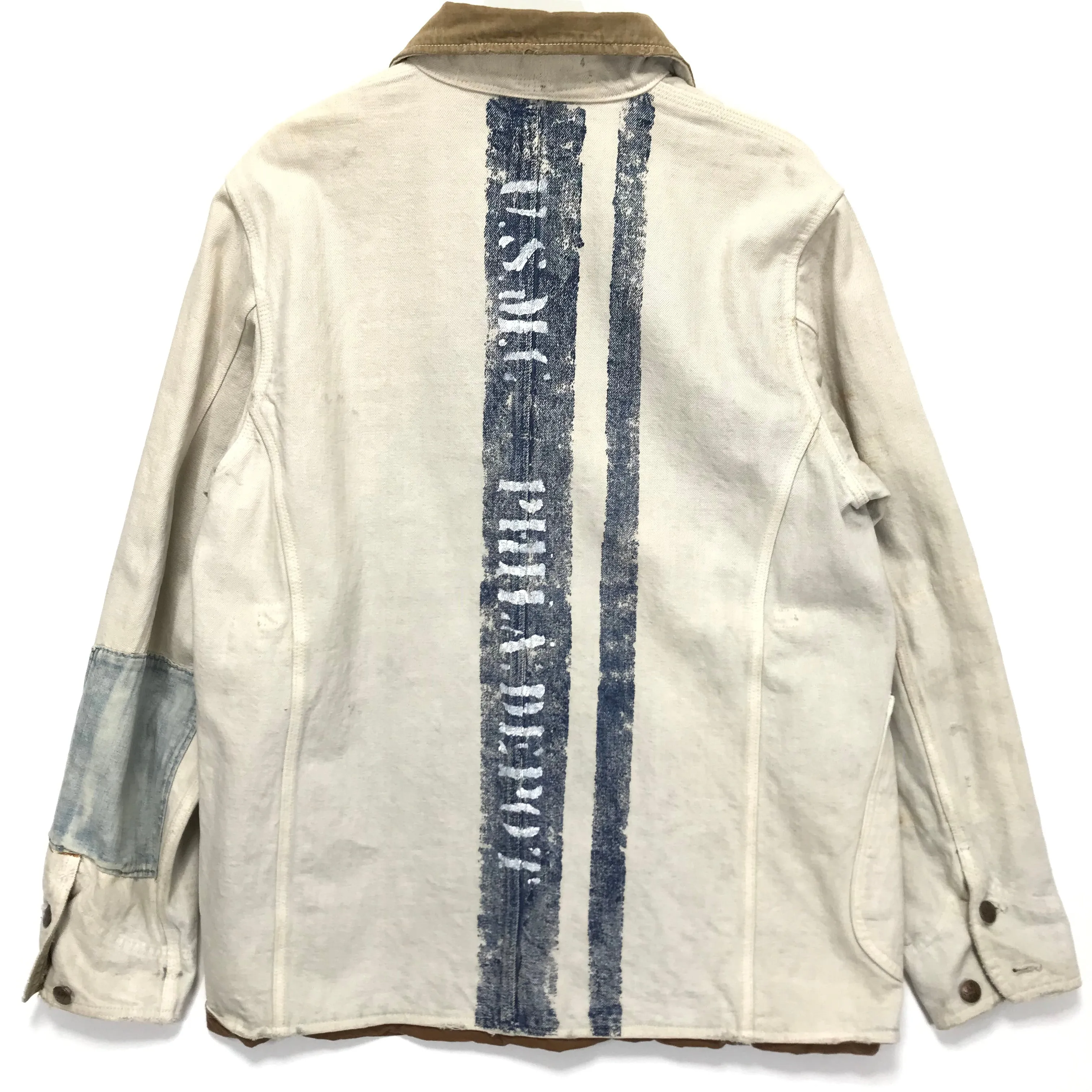 [L] Kapital Legs Boro Canvas Hunting Smock