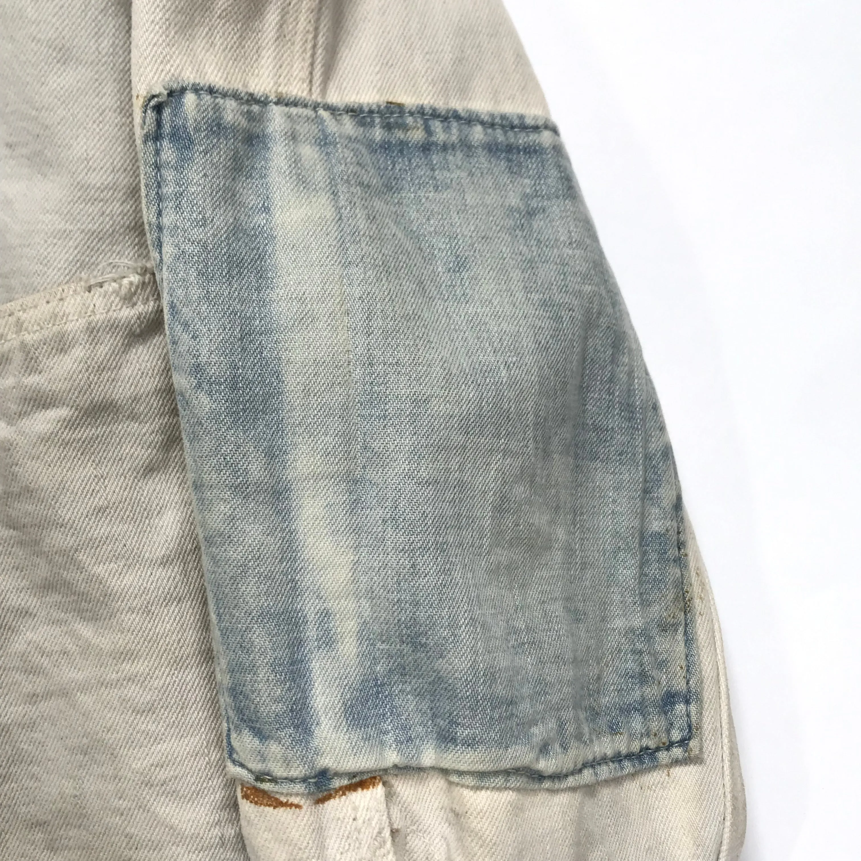 [L] Kapital Legs Boro Canvas Hunting Smock