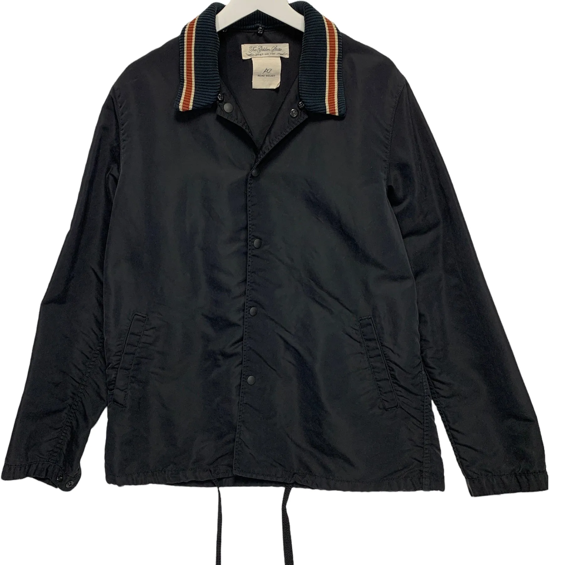 [L] Remi Relief Nylon Coach Jacket Navy