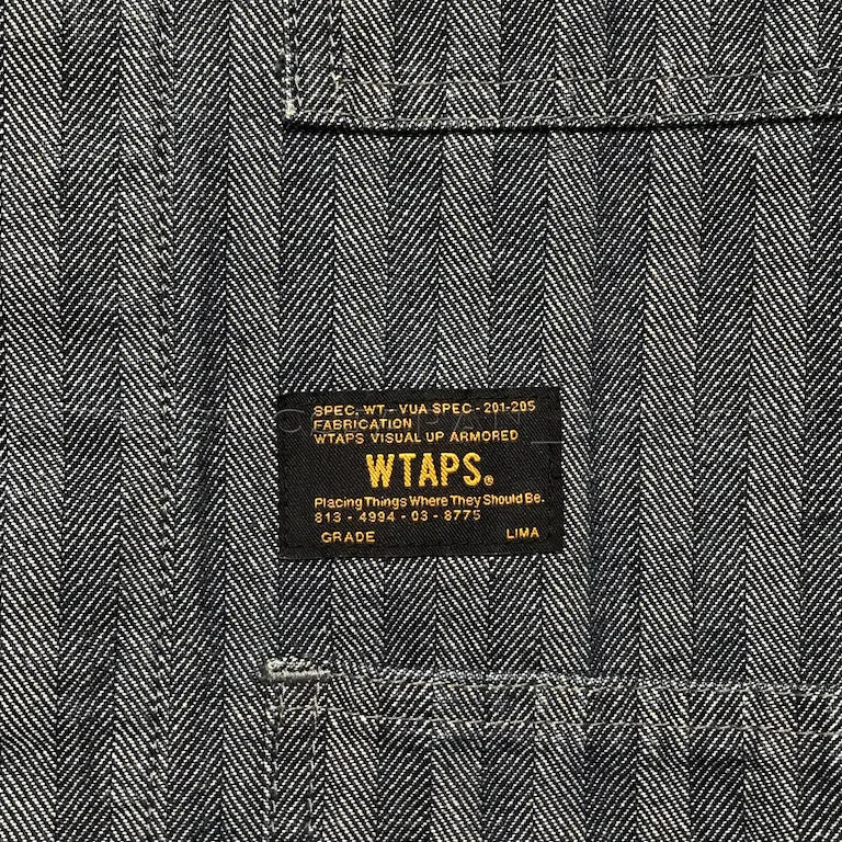 [L] WTaps Hell In Bone Chore Jacket Indigo