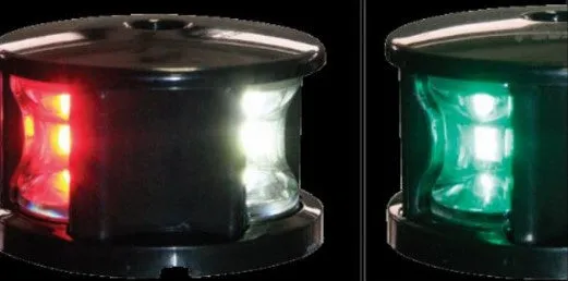 LALIZAS FOS LED TRI-COLOUR LIGHT - BLACK