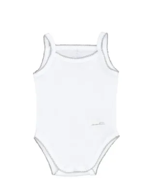 laranjinha Picot Stitch Singlet- Grey