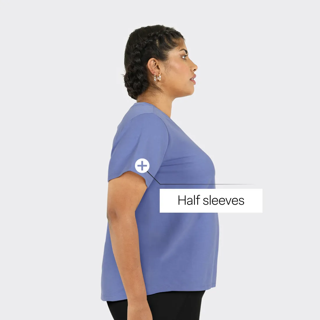 Last Tee - V Neck Half Sleeves