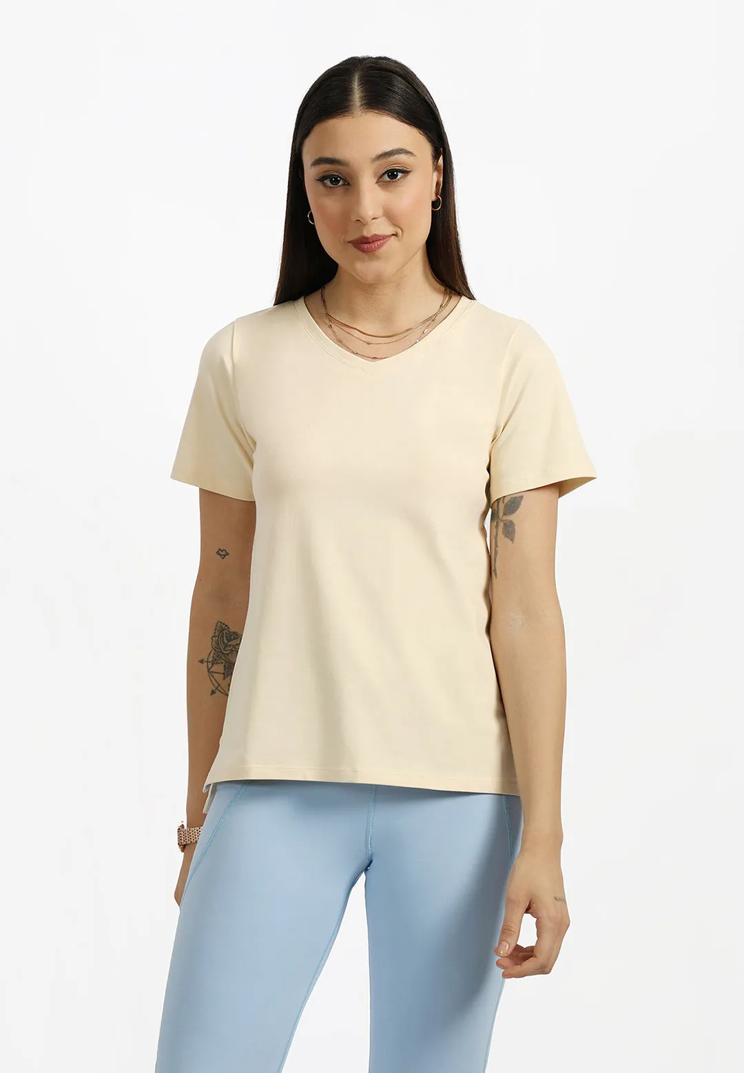 Last Tee - V Neck Half Sleeves
