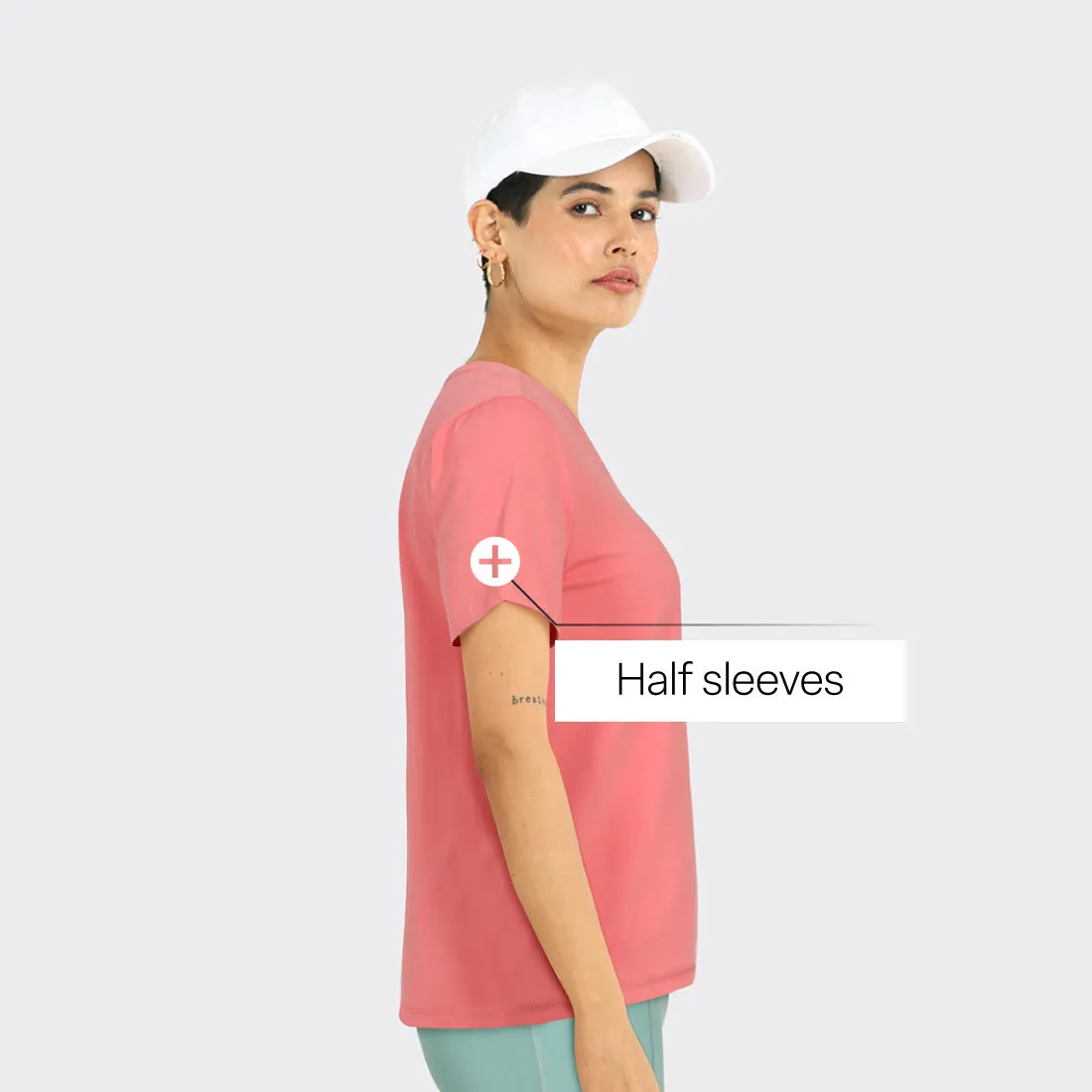 Last Tee - V Neck Half Sleeves