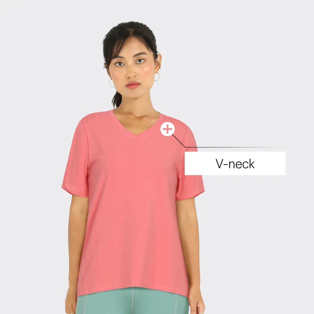 Last Tee - V Neck Half Sleeves
