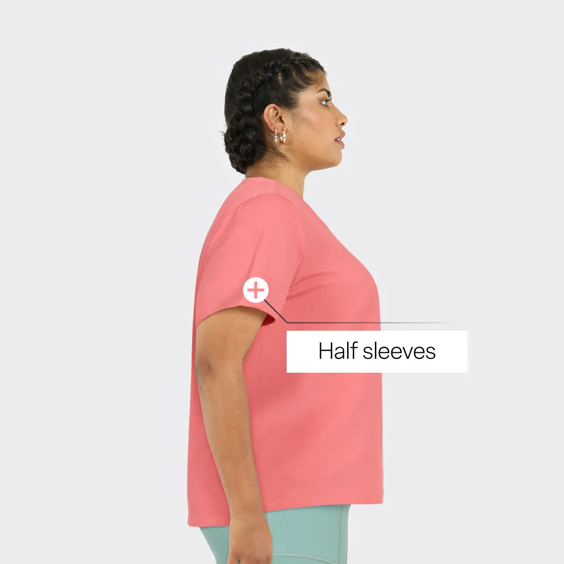 Last Tee - V Neck Half Sleeves