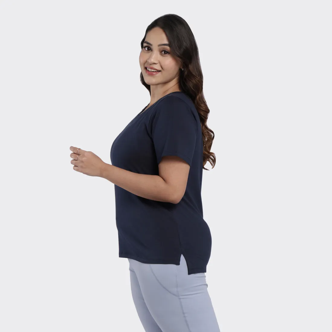 Last Tee - V Neck Half Sleeves