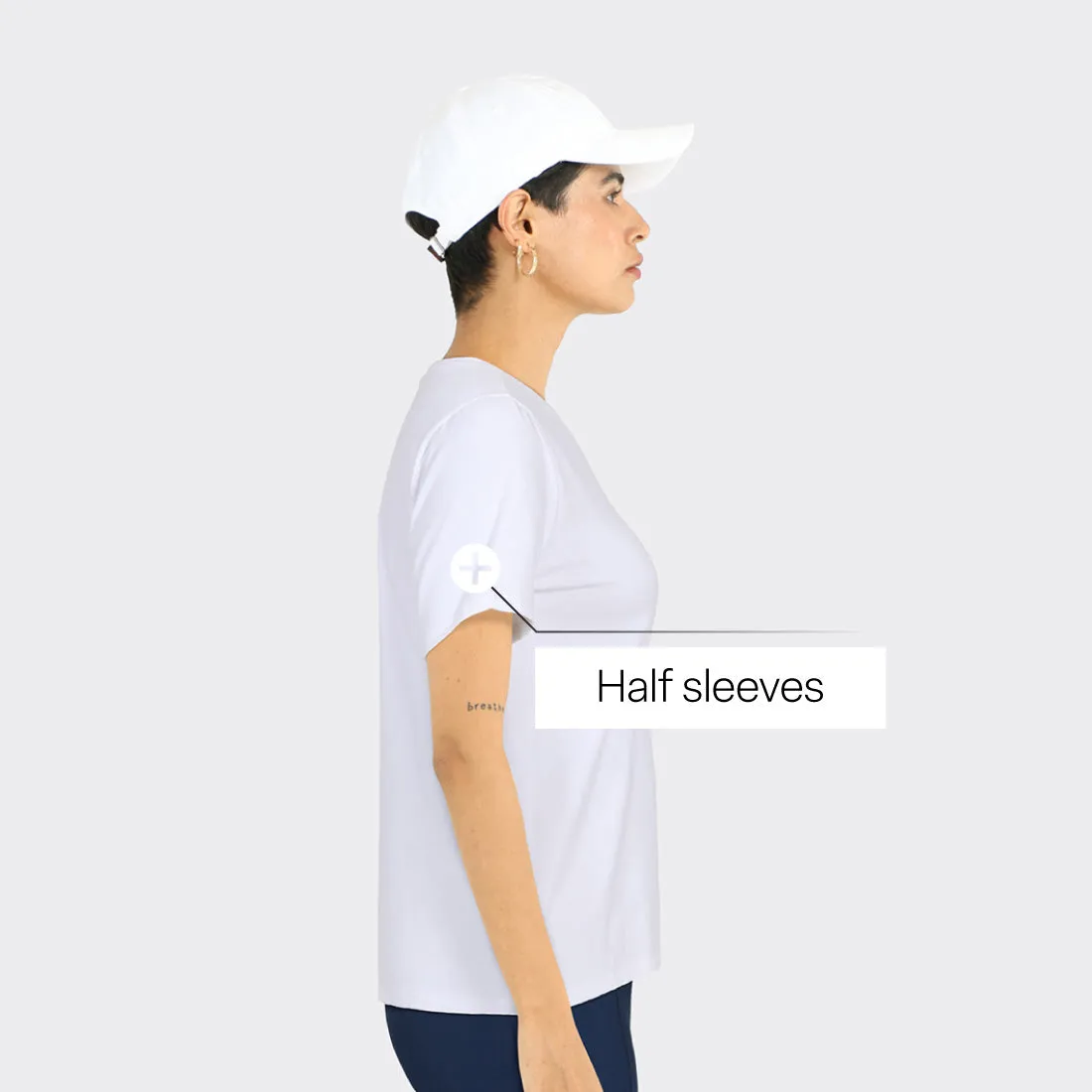 Last Tee - V Neck Half Sleeves